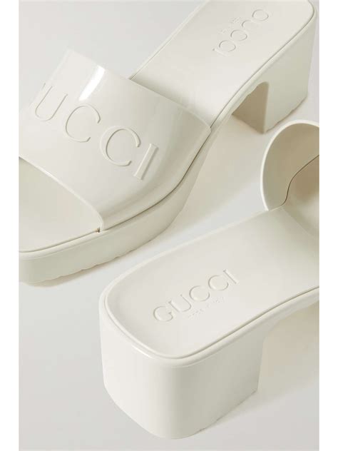 gucci mules monogram|embossed initials for gucci.